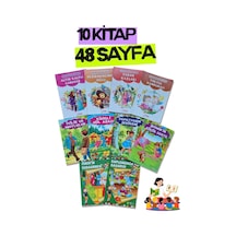 2. 3. 4. Sınıflar İçin Görselli Çocuk Hikaye Öykü Kitapları Karma 10 Kitap - Her Kitap 48 Sayfa