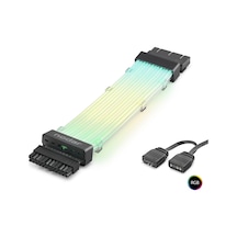 24 Pin Argb Power Supply Uzatma Kablosu Gümüş Kaplamalı Bükülebilir 2 Mm 108 Led Siyah Nd2814b 24 Pin Argb Power Supply Uzatma Kablosu Gümüş Kaplamalı Bükülebilir 2 Mm 108 Led Siyah Nd2814b