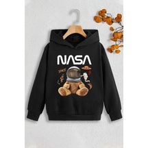 Uyguntarz Çocuk Nasabear Baskılı Sweatshirt Siyah Uyguntarz Çocuk Nasabear Baskılı Sweatshirt Siyah