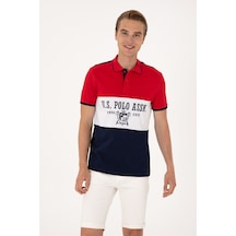 U.S. Polo Assn. Erkek Regular Fit Polo Yaka Lacivert Tişört 50299817-VR033
