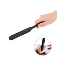 Silikon Pasta Spatulası Isıya Dayanıklı Çelik Siyah Diğer