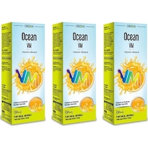Ocean Vm Vitamin Mineral Portakal Aromalı Şurup 150 Ml 3 Adet