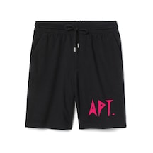Blackpink Apt Erkek Siyah Şort Siyah