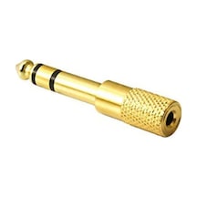 6.3 Mm Erkek 3.5 Mm Dişi Jak Gitar Jakı Çevirici