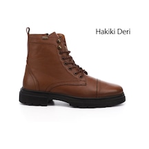 Gönderi(R) Gönderi R Taba Floter Gön Hakiki Deri Fermuarlı Bağcıklı Erkek Postal Bot 81501 Taba Floter