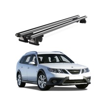 Venüs Saab 9-3x 2009-2012 Uyumlu Gri Ara Atkı Port Bagaj Tavan Barı