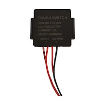 12 Volt 3 Amper Dokunmatik Touch Ayna Arkası Sensör Siyah Ayna Lambası Banyo Aynası Mobilya Sensörü