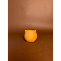 9 Cm Oval Formda Mini Toprak Saksı, Şık Ve Fonksiyonel