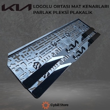 Kia Logolu Mat Ortalı Parlak Pleksi Plakalık 2 Li Set Tüm Araçlarla Uyumlu 1 Takım 2 Adet 1 Takım 2 Adet