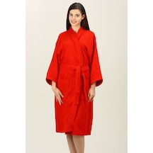 Özdilek L Beden Imperial Kimono Klasik Tek Bornoz Kırmızı