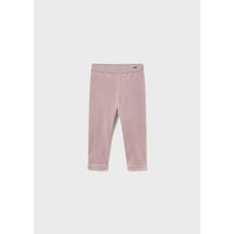 Mayoral Kız Bebek Pembe Kadife Tayt 00727 Pembe