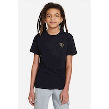 Tshirthane Sandslash Baskılı Unisex Çocuk Siyah T-Shirt