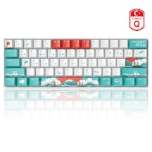 Magegee Star61 Waves %60 Hot-swap Mekanik Beyaz Gaming Klavye