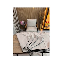4 Adet Bahçe , Balkon Mobilyası ,minder Kılıfı , Koruyucu Kılıf , Minder Örtüsü , Bahçe Mobilyası Krem
