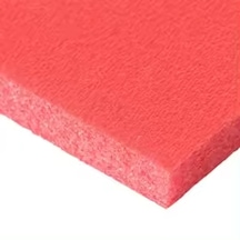 Kırmızı Köpük Plaka 1 Cm 110x100 Cm - 1 Adet