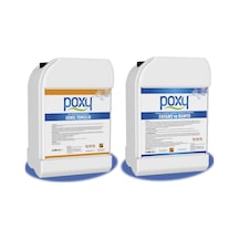 Poxy Genel Temizlik 5 L + Fayans Ve Banyo Temizleyici 5 L