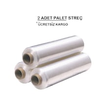 2 Adet Streç Film 23 Mikron 50 X 300 El Tipi Paketleme
