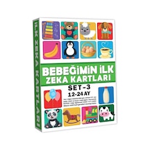 2212 Eğitici Kartlar 12-24 Ay Zeka Kartları Çok Renkli