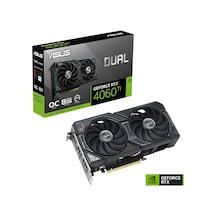 Asus Geforce Dual Rtx 4060 Tı 8gb 128bit Gddr6 2595mhz Oc Hdmı 3xdp Dual-rtx4060tı-o8g Dlss3 Ekran Kartı