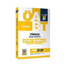 Yediiklim 2027 Öabt Meb-ags Türkçe Öğretmenliği Soru Bankası Çözümlü