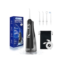 Akülü Su Pensesinde Diş Temizleyici Diş Ağız Sulayıcı Seçimleri Taşınabilir Ve Şarj Edilebilir 310ml Su Tankı Ipx7 Ev Ve Seyahat İçin Su Geçirmez Siyah