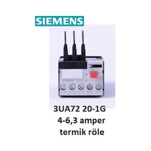 SIEMENS 3UA72 20-1G 4-6,3 Amper TERMİK RÖLE