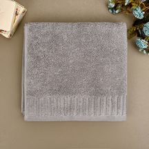 Soft Patte Yüz Havlusu - Gri - 50x90 Cm Renkli