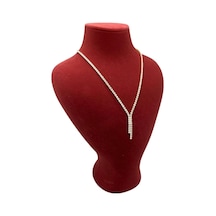Yerli Üretim Zeus Model Süet Kumaş Kırmızı Renk 29/ 22 Cm Takım Kolye Sergileme Mankeni Çok Renkli