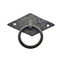 Jenerik Antika Tarz Dekoratif Pirinç Yan Baklava Kapı Kulbu - 41x82 Mm, Oksit