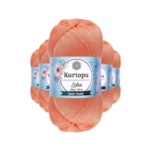 5 Adet Lotus Bikini Büstiyer Bluz Örgü İpi  K218 Somon