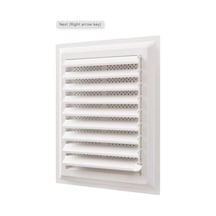 Plastik Banyo Wc Havalandırma Menfezi Yüzeysel Hareketli Panjur 45 X 25 Cm