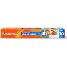 Macro Max Hazır Kesilmiş Pişirme Kağıdı 10 Adet, Standart Fırın Tepsisi Boyutu 42x37 Cm Açık Altın