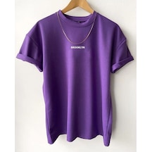 Altamira Unisex Brooklyn Baskılı Oversize Tshirt 001