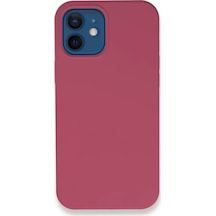 Newface Apple İphone 12 Kılıf Lansman Legant Silikon - Fuşya