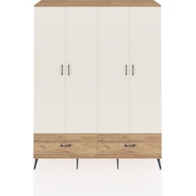 Hyperion Gardrop 6 Raflı 2 Çekmeceli 2 Askılı 176x44x221 Çam-aytaşı/çam Aytaşı/çam