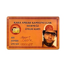 Kara Ambar Kamyoncular Derneği Kredi Kartı Kaplama & Sticker