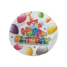 Akıllıelma - Aripack 24cm Desenli Lüx Kağıt Tabak 10lu