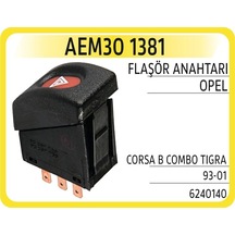 Aem Flaşör Anahtarı Opel Corsa B Combo Tıgra 93-01 Aem30 1381 6240140