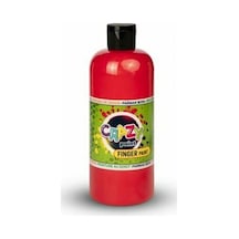 Crazy Fınger Paint Kırmızı 500 Gr Beyaz