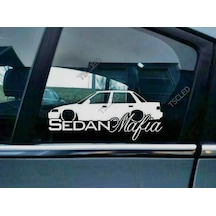 Civic Ef Kelebek Cam Araba Oto Sticker 19 Cm 2 Adet