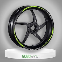 Florasan Sarı Yamaha Mt-07 Uyumlu 1 Set Jant Şeridi Çok Renkli