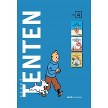 Tenten Cilt 4 - Üç Kitap Bir Arada - Kutulu - Herge - Alfa Yayıncılık