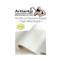 Parşömen Kağıdı Milaj Kağıdı 70x100 Cm 5 Adet Yağlı Çizim Kağıdı Parşumen İnce Kopya Kağıdı