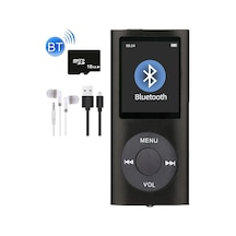 5007mp 16gb Tf Kart  Metal Mp3 Player Renli Ekranlı Fm Radyolu Bluetoth Lu Hafıza Kartı Girişli Müzik Çalar 16gb