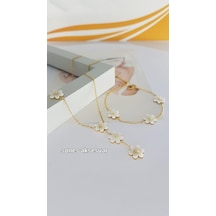 Sones Çelik Takı Setleri Sns500267 Gümüş - Rose Gold