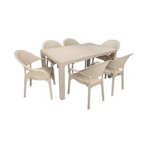 Mandella Elit Rattan 90x150 Eylül Koltuk Masa Takımı Çölbeji Çok Renkli