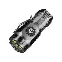 Suntek Yürüyüş Köpek Yürüyüşü Açık Hava Için Mini El Feneri Siyah