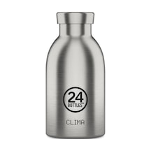 Clima Bottle Brushed Steel Paslanmaz Çelik Termos 330 Ml Gri