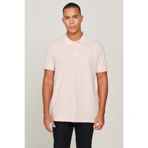 Regular Fit Normal Kesim Polo Yaka Tişört L211810611 Pembe
