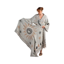 Brandsmiths Grey- Brown Sun Kimono & Pestemal Seti Çok Renkli